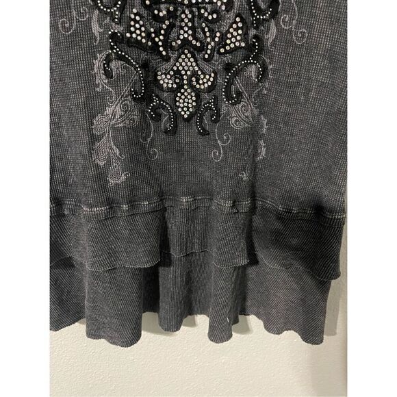❤️Vocal Rhinestone Wings Fleur-de-lis Dress - Picture 9 of 9